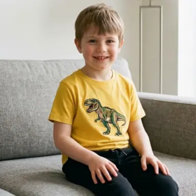 The real boy who inspired this illustrated story